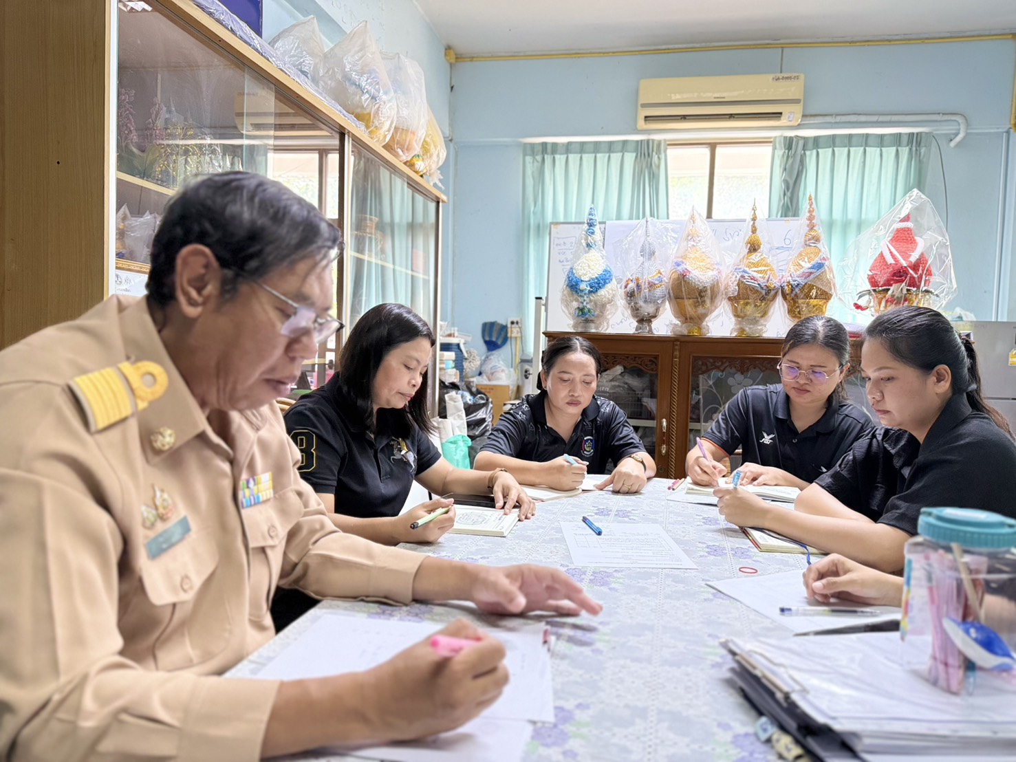 พช.พิมาย ประชุมสำนักงานพัฒนาชุมชนอำเภอพิมาย ประจำเดือนกรกฎาคม 2569